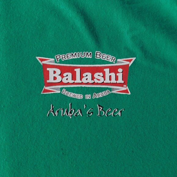 T Shirt Brewery Balashi Premium Beer Brewed in Aruba Size L Large - Picture 1 of 8
